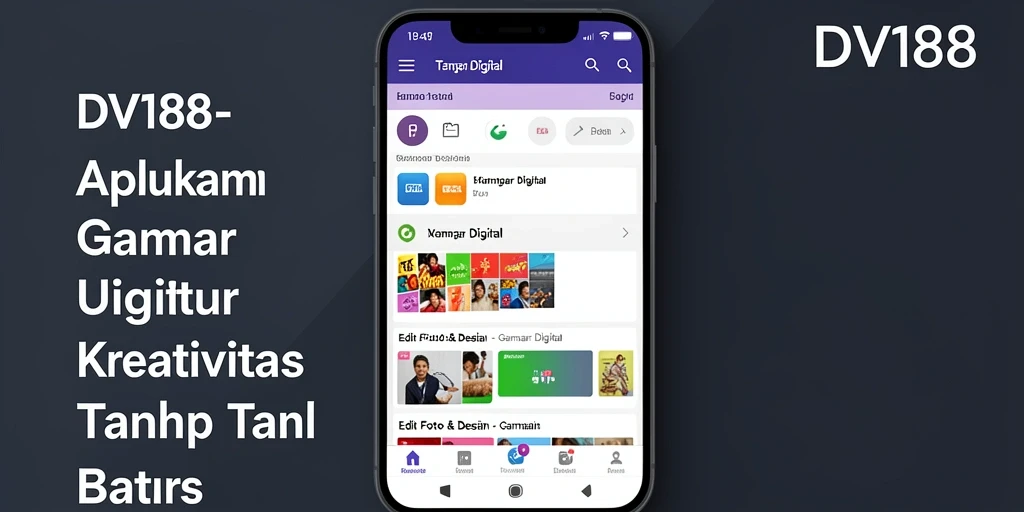 Tampilan antarmuka DV188 yang menarik dan fungsional.