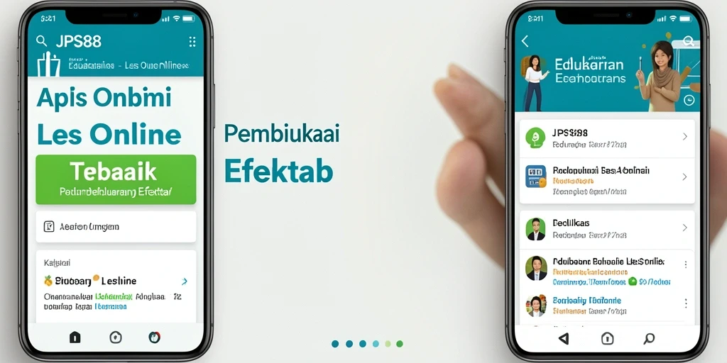 Antarmuka JPS88 yang intuitif dan fungsional untuk Les Online.