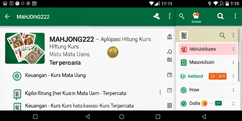 Antarmuka MAHJONG222 yang informatif dan mudah digunakan.