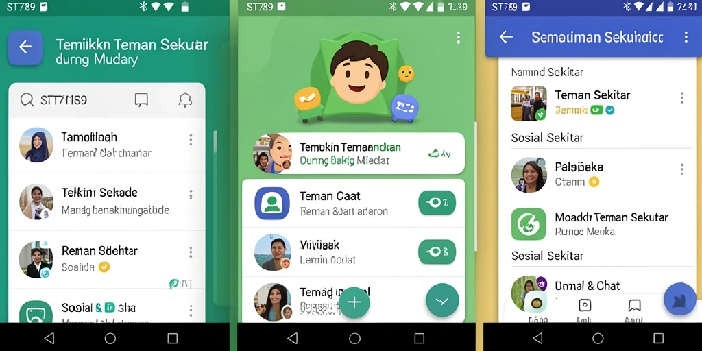 Antarmuka pengguna ST789 yang sederhana dan menarik.