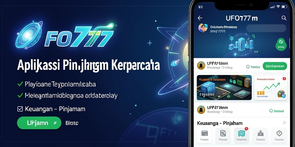 Antarmuka aplikasi UFO777 yang ramah pengguna dan mudah dipahami.